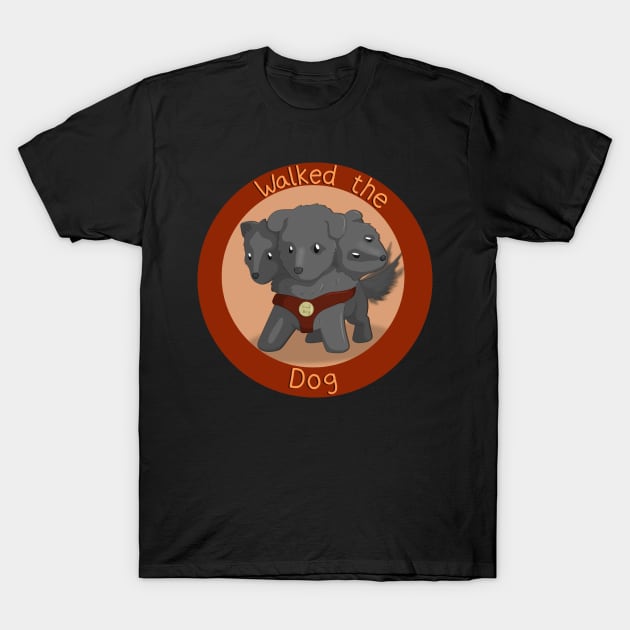 Walked the Dog T-Shirt by Anathar